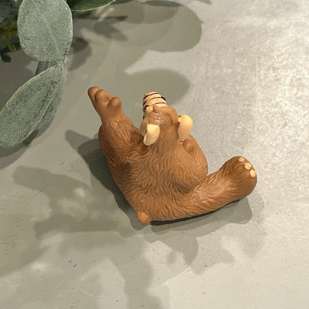 Vintage ALF Soft PVC Figure Russ‎ Toys 80's TV Alien Sitting Figurine Mini